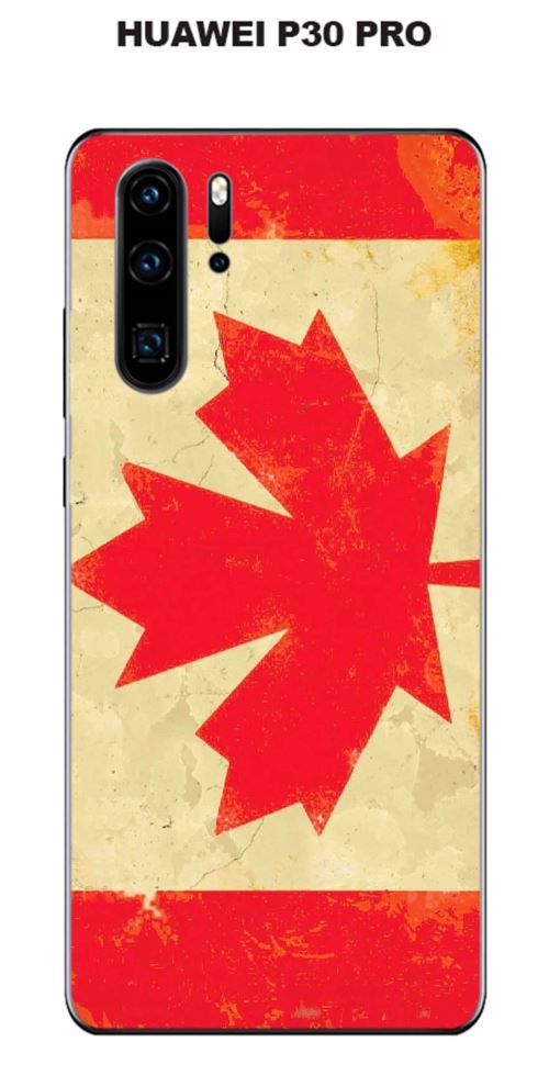 Coque Drapeau Canada vintage pour Huawei P30 PRO