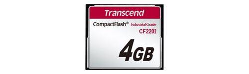 Transcend CF220I Industrial Temp - carte mémoire flash - 4 Go - CompactFlash