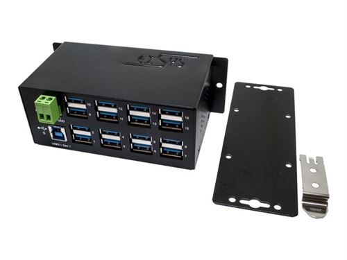 Exsys ex-1113hms usb 3.0 (3.1 gen 1) type-b 5000mbit s noir hub & concentrateur - hubs & concentrateurs (usb 3.0 (3.1 gen 1) typ