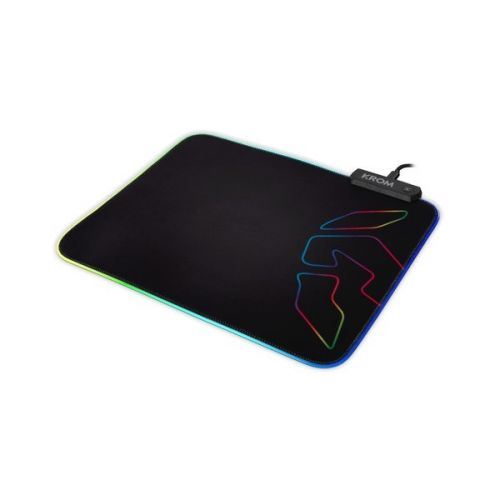 Tapis Gaming avec Eclairage LED Knout RGB (32 x 27 x 0,3 cm) Noir