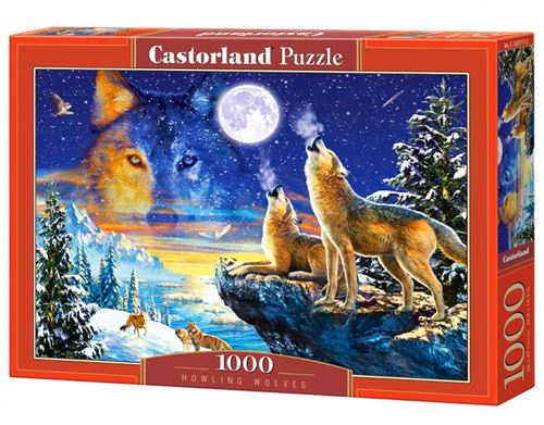Castorland Jigsaw Howling Wolves 1000 Pièces