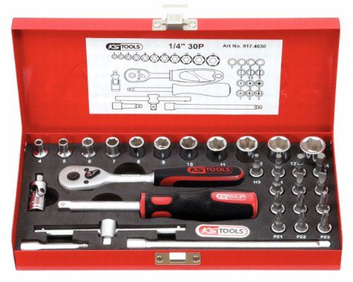 KS TOOLS 917.4030 - 1/4" Coffret De Douilles (30 Pcs