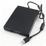 Lecteur de disquette Jcevium USB 3,5 USB externe 1,44 Mo FDD USB Plug and  Play pour PC Windows98SE Windows XP Vista Mac Noir