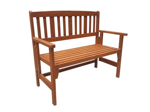 banc jardin en bois exotique shanghaï - maple - marron clair