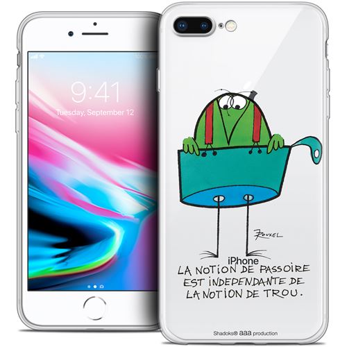 Coque Gel Apple iPhone 8 Plus (5.5 ) Extra Fine Les Shadoks® - La Passoire