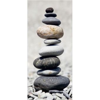 Galets Papier Peint Photo Poster Galets Zen En Equilibre 1 Partie 202x90 Cm Autre Poster Top Prix Fnac
