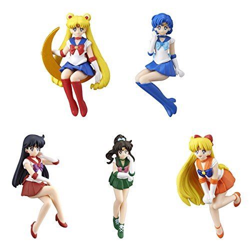 Bandai Sailor Moon Desktop Mini Ensemble De 5