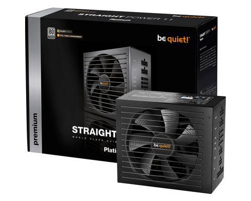 be quiet straight power 11 750w 80 plus platinum power supply noir