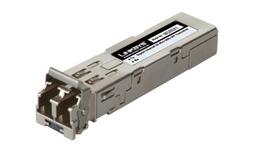 Linksys MGBSX1 - SFP (mini-GBIC) transceivermodule - GigE - 1000Base-SX - 850 nm - voor Linksys 24-Port 10/100, 24-Port 10/100/1000