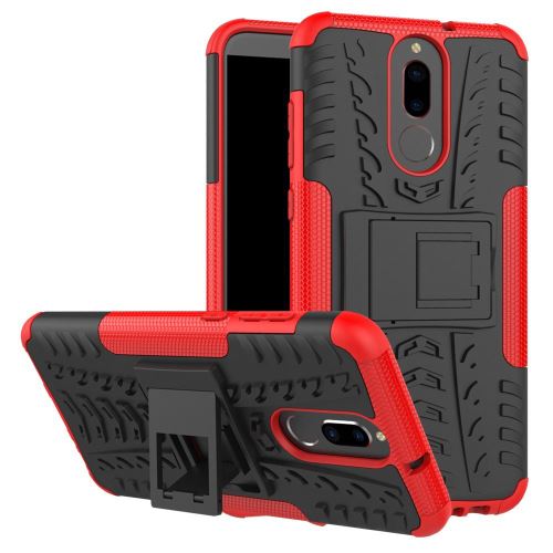 Coque Anti Choc Pour Huawei Mate 10 Lite Modèle Spider - Rouge