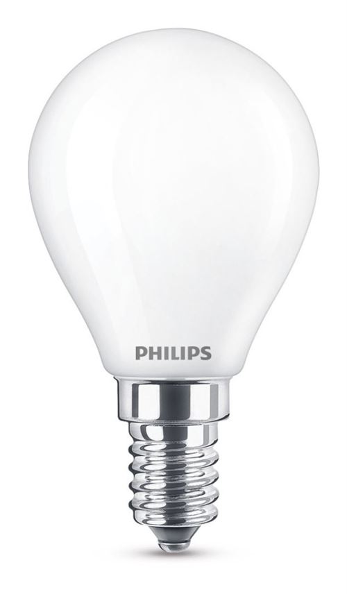 Philips LED classique 25W P45 E14 WW FR ND SRT4 Éclairage