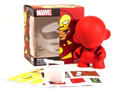 marvel create your own super hero iron man munny figure 16cm Figurines