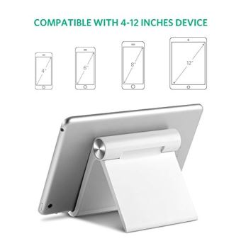 Support Téléphone/Tablette avec Hauteur et Angle Réglable, Portable Support  Téléphone/Tablette pour iPhone 11 Pro/X/XS/XR, Samsung.