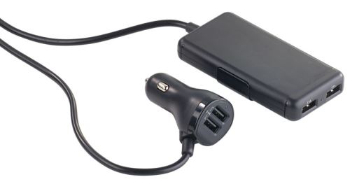 Chargeur Smart Power 4 ports USB 7,2A pour allume-cigare 12/24V