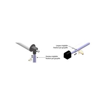 Enrouleur Telescopique Reglable Sur Pied Pour Bache A Bulles Largeur 5 M Maximum Accessoires Piscines Spa Et Jacuzzis Achat Prix Fnac