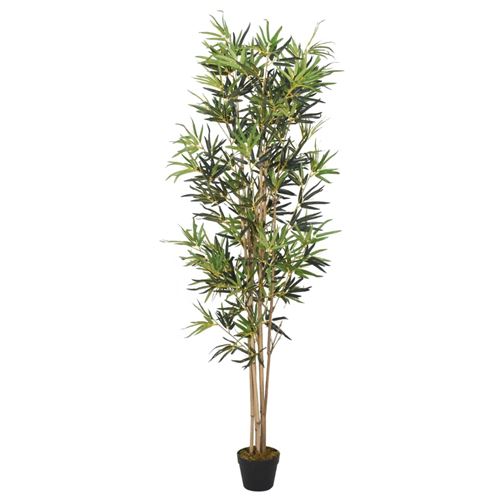 VidaXL Bambou artificiel 828 feuilles 150 cm vert