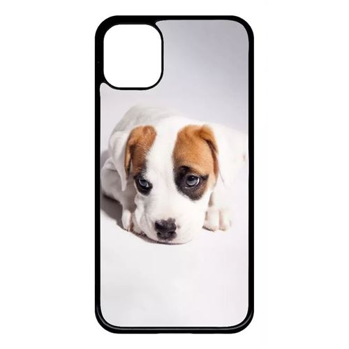 Coque My-Kase pour iPhone 11 - chiot - Plastique Noir