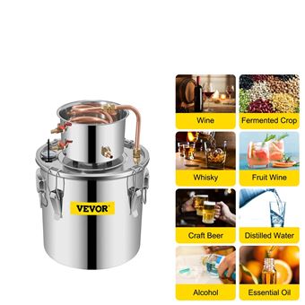 Distillateur VEVOR, capacité de 8 gallons, facile à nettoyer, 3 Gal - 1