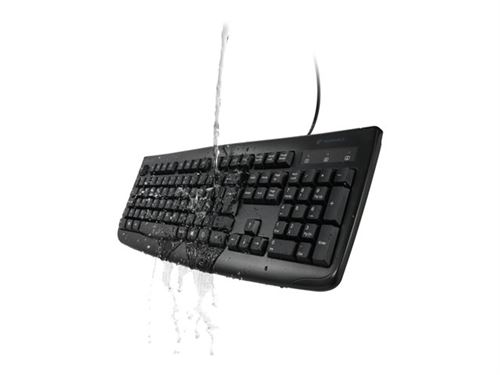 Kensington Pro Fit Washable - Toetsenbord - USB - Italiaans - zwart