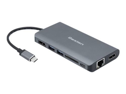 DEXLAN - Station d'accueil - USB-C 3.1 - HDMI, DP - GigE