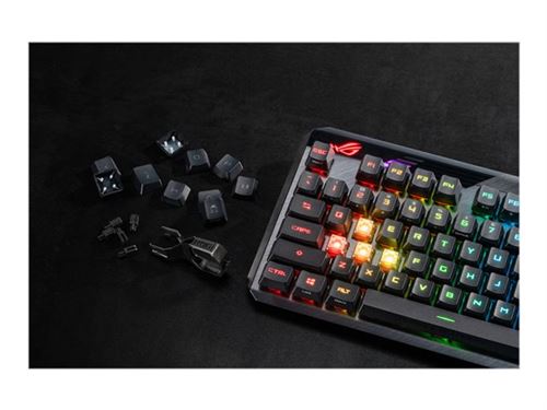 ASUS ROG PBT Doubleshot - Keycapset - zwart