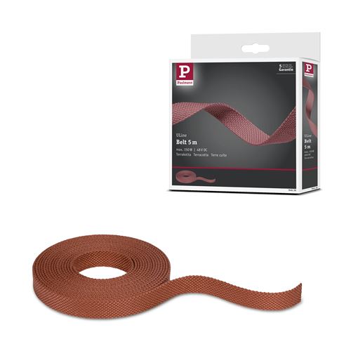 ULine Sangle 5m Dacron Textil Cuivre Terre cuite