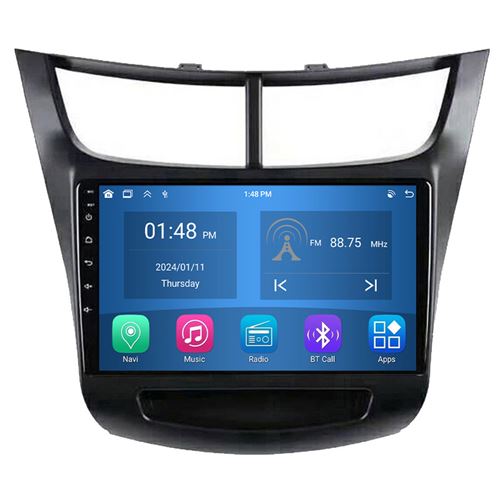 Autoradio RoverOne® Bluetooth CarPlay Android Auto Navigation 4Go RAM 64Go ROM pour Chevrolet Sail 2015-2018