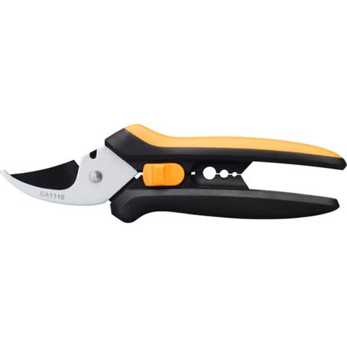 Fiskars Solid Floristenschere SP14 mit Drahtcutter mit Rosenentdorner