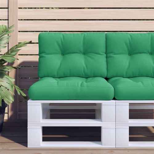 Vidaxl Vert Coussins Palette - Lot De 2 - Image 3