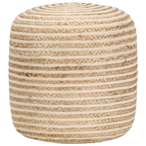 Vidaxl Pouf Fait Main 40X45 Cm Jute248074 - Image 3