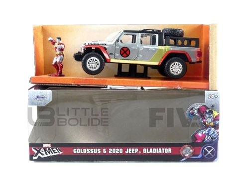 Voiture Miniature de Collection JADA TOYS 1-32 - JEEP Gladiator - Colossus - Silver - 33363S