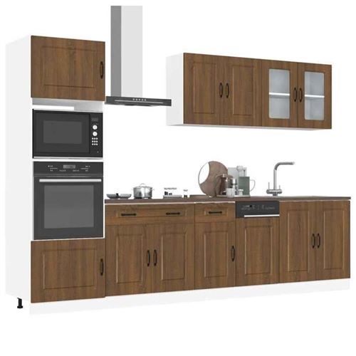 vidaXL Ensemble d'armoires de cuisine 7 pcs Kalmar bois d'ingénierie 3314738
