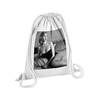 Fabulous Sac de Gym en Coton Blanc Corine Rottschafer Miss Monde 1959