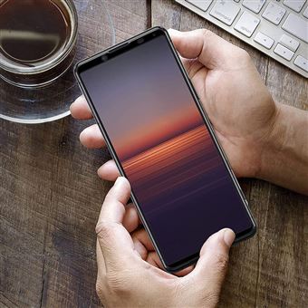 2 Films De Protection écran En Verre Trempé Pour Sony Xperia 5 - Neuf - Anti-rayures 9H Incurvés