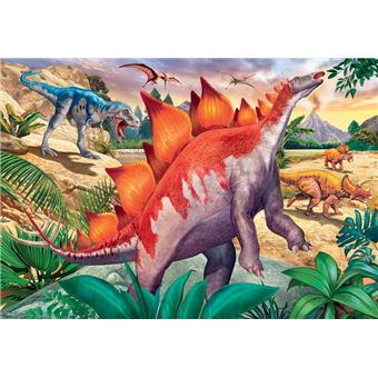 Puzzle éducatif 200 pièces Les dinosaures – dès 6 ans : Jeux et