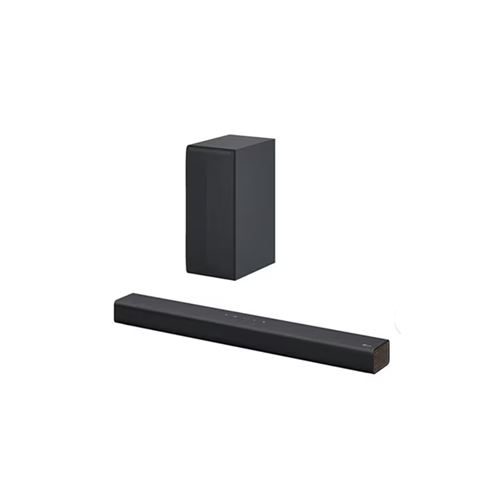 LG S60Q - Système De Barre Audio - pour La Télévision - Canal 2.1 - Sans Fil - Bluetooth - Contrôlé Par Application - Usb - 300 Watt (Totale) - Noir