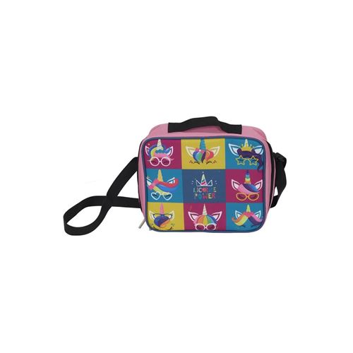Non Communiqué Rose Sac Lunch Pour Enfant "Licorne" 22Cm