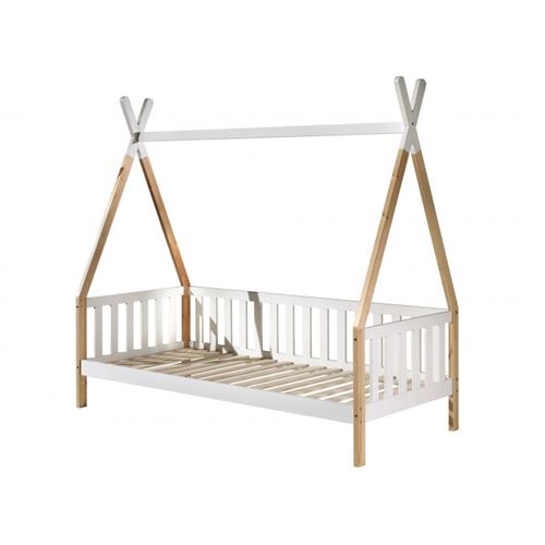 Lit Tipi HK 90x200cm Blanc