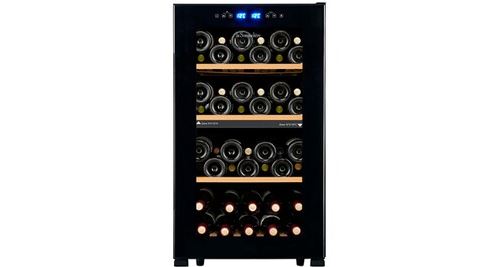 La Sommeliere La Sommelière Ls51.2Zblack - Cave À Vin - Largeur : 48 Cm - Profondeur : 56.5 Cm - Hauteur : 83.8 Cm - 118 Litres - Classe G - Noir