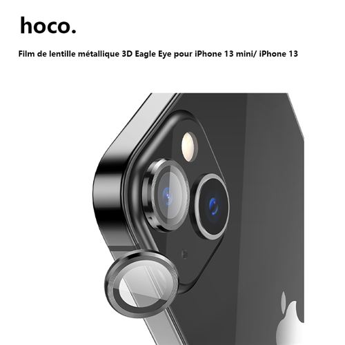 Protection De Verre De Lentille Pour Caméra Arrière IPhone 6 - Noir, Neuf, Compatible Plusieurs Modèles