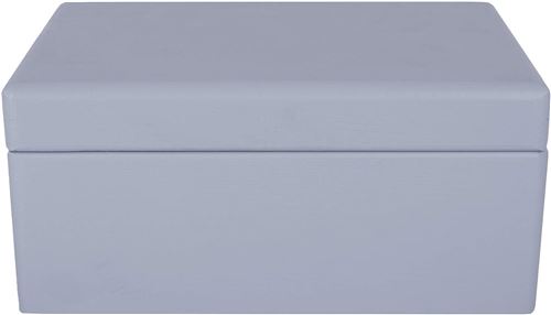 Creative Deco Grande Boite Rangement en Bois à Décorer Gris, 30 x 20 x 14  cm (+/- 1 cm), Couvercle et Poignées, Boîte Caisse Malle Outil, BRUT