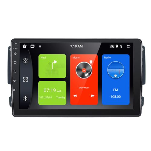 Autoradio Gearelec 9 Pouces Android pour BENZ W209 W203 W168 W463 CLK CL-C avec carplay Andriod Auto