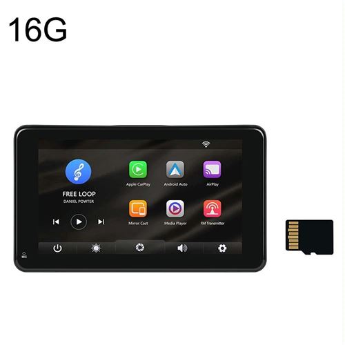 Autoradio 7 Pouces HD Avec CarPlay Android Auto Mémoire 16G Bluetooth FM YONIS