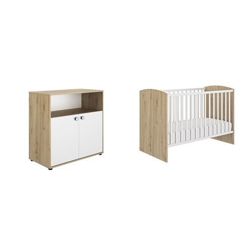 Chambre compl&egrave;te avec lit b&eacute;b&eacute; Arthur - GALIPETTE