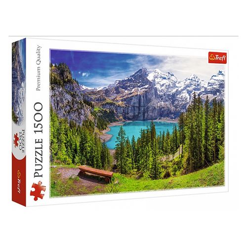 Puzzle Lac d'Oeschinen 1500 pieces