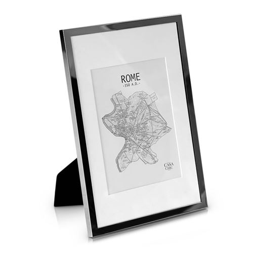 Cadre Photo - Blumfeldt Casa Chic Berwick - Rectangulaire Din A4 Cm - Verre - Argent