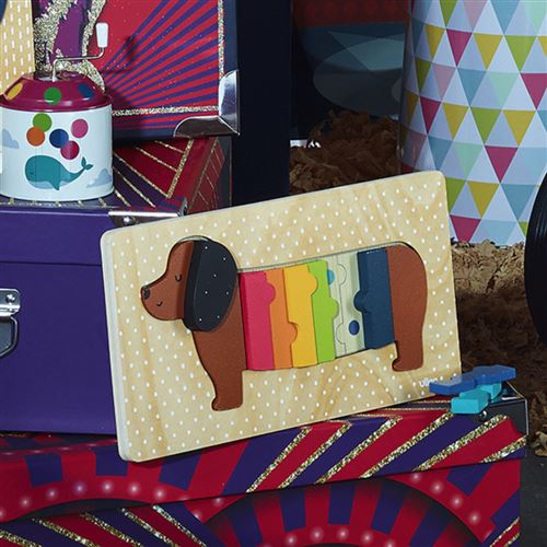 Non Communiqué Multicolore Puzzle Encastrement Chien Vilac