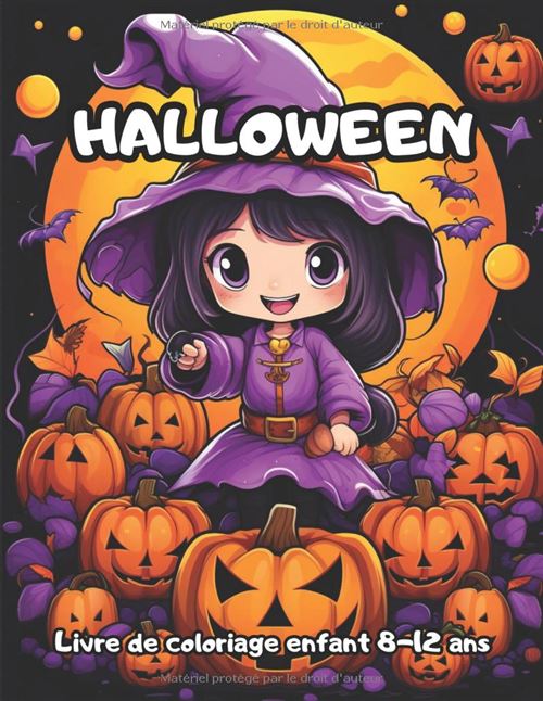 Halloween – Livre De Coloriage Pour Enfants 8-12 Ans | Grand Format 21,59 X 27,94 Cm | Thèmes Effrayants Et Amusants