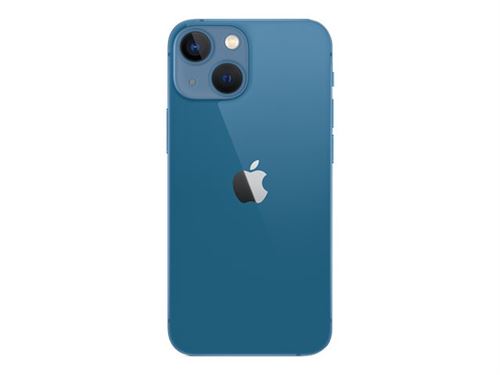 Apple iPhone 13 mini - 5G smartphone - double SIM / Mémoire interne 128 Go - écran OEL - 5.4"" - 2340 x 1080 pixels - 2x caméras arrière 12 MP, 12 MP - front camera 12 MP - bleu État correct - N/A reconditionné disponible sur Fnac
