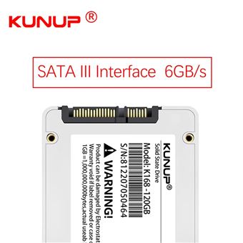 Disque dur SSD, Sata 3, avec capacité de 120 go,pour ordinateur portable,  pc de bureau - Disques durs internes - Achat & prix